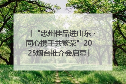 “忠州佳品进山东・同心携手共繁荣”2025烟台推介会启幕
