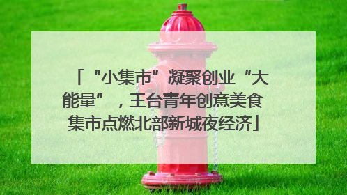 “小集市”凝聚创业“大能量”，王台青年创意美食集市点燃北部新城夜经济