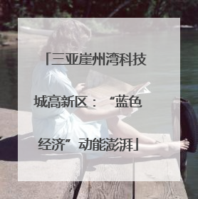 三亚崖州湾科技城高新区：“蓝色经济”动能澎湃