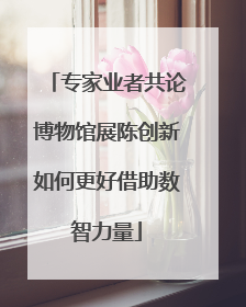 专家业者共论博物馆展陈创新如何更好借助数智力量
