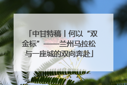 中甘特稿丨何以“双金标”——兰州马拉松与一座城的双向奔赴