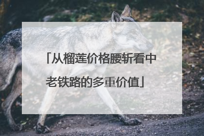 从榴莲价格腰斩看中老铁路的多重价值