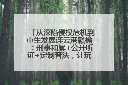 从深陷侵权危机到重生发展连云港赣榆：刑事和解+公开听证+定制普法，让玩具公司回到正轨