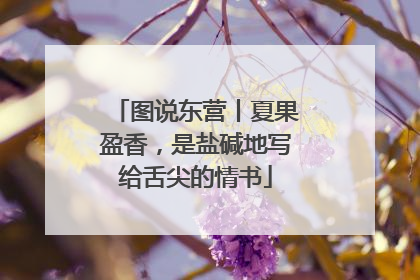 图说东营丨夏果盈香，是盐碱地写给舌尖的情书