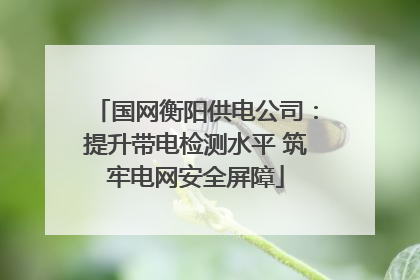 国网衡阳供电公司：提升带电检测水平 筑牢电网安全屏障