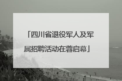 四川省退役军人及军属招聘活动在蓉启幕