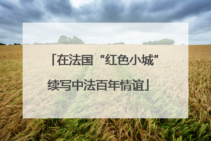 在法国“红色小城”续写中法百年情谊
