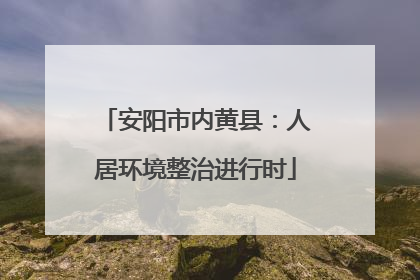 安阳市内黄县：人居环境整治进行时