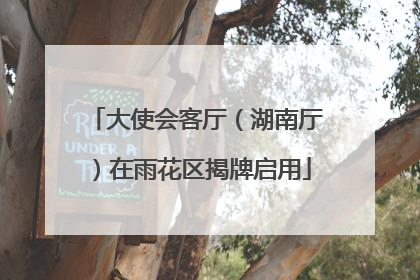 大使会客厅（湖南厅）在雨花区揭牌启用