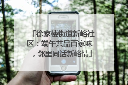徐家楼街道新峪社区：端午共品百家味，邻里同话新峪情
