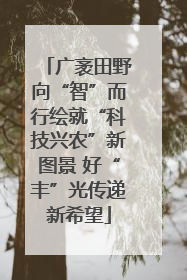 广袤田野向“智”而行绘就“科技兴农”新图景 好“丰”光传递新希望