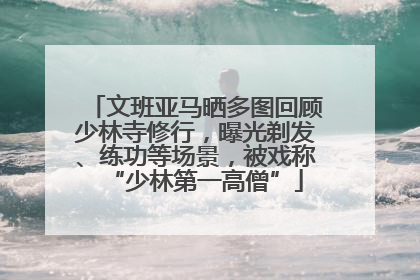 文班亚马晒多图回顾少林寺修行，曝光剃发、练功等场景，被戏称“少林第一高僧”