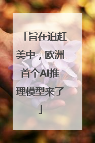 旨在追赶美中，欧洲首个AI推理模型来了