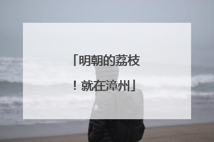 明朝的荔枝！就在漳州