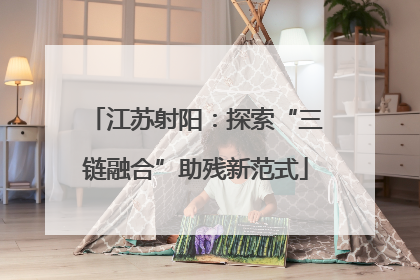 江苏射阳：探索“三链融合”助残新范式