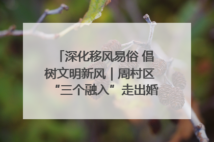 深化移风易俗 倡树文明新风｜周村区“三个融入”走出婚俗改革新路子