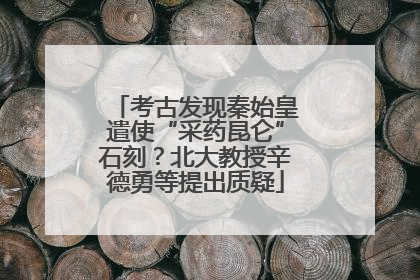 考古发现秦始皇遣使“采药昆仑”石刻？北大教授辛德勇等提出质疑