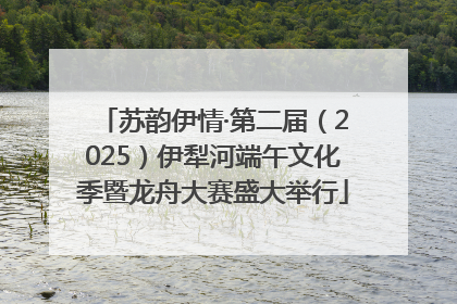 苏韵伊情·第二届（2025）伊犁河端午文化季暨龙舟大赛盛大举行