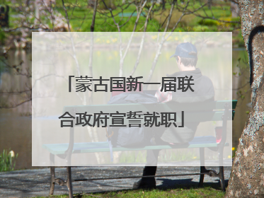 蒙古国新一届联合政府宣誓就职