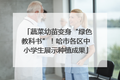 蔬菜幼苗变身“绿色教科书”！哈市各区中小学生展示种植成果