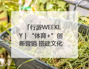 行游WEEKLY｜“体育+”创新营销 搭建文化传播新场景