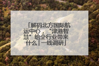 解码北方国际航运中心，“津港智慧”给全行业带来什么│一线调研