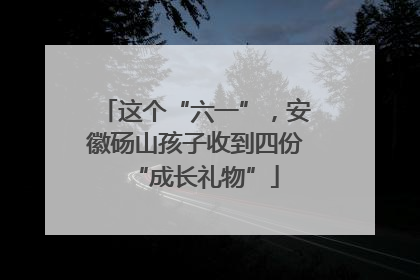这个“六一”，安徽砀山孩子收到四份“成长礼物”
