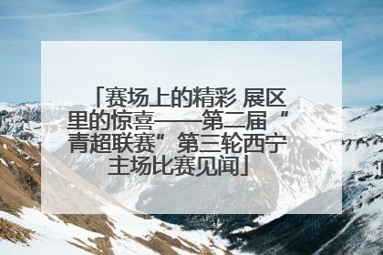 赛场上的精彩 展区里的惊喜——第二届“青超联赛”第三轮西宁主场比赛见闻