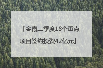 金霞二季度18个重点项目签约投资42亿元