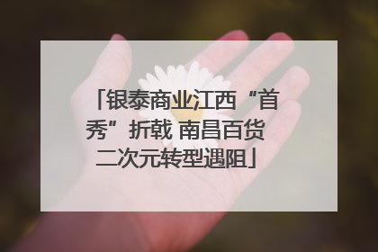 银泰商业江西“首秀”折戟 南昌百货二次元转型遇阻