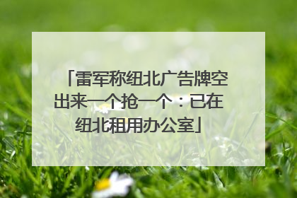 雷军称纽北广告牌空出来一个抢一个：已在纽北租用办公室