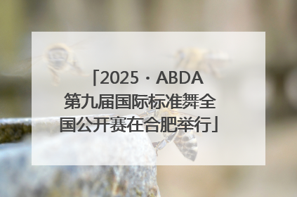 2025・ABDA 第九届国际标准舞全国公开赛在合肥举行