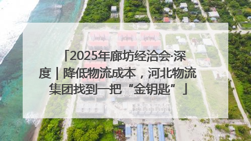 2025年廊坊经洽会·深度｜降低物流成本，河北物流集团找到一把“金钥匙”
