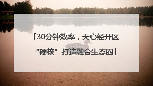 30分钟效率，天心经开区“硬核”打造融合生态圈